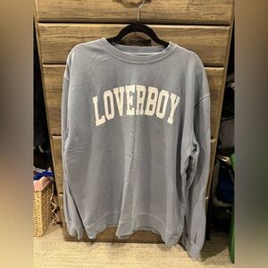 Loverboy Blue Crewneck Sweatshirt